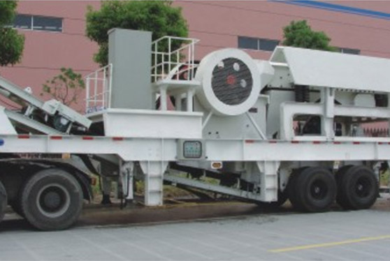 顎式移動破碎站